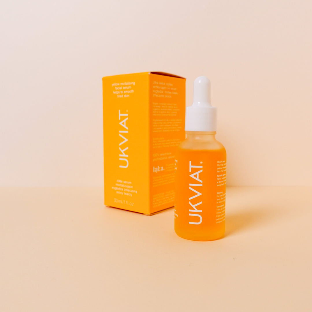 UKVIAT yellow revitalising facial serum