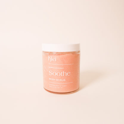 Klei Beauty Soothe Rose & Coconut Natural Sugar Body Scrub