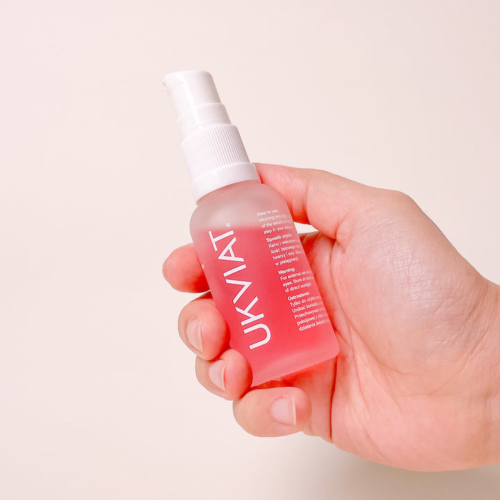 UKVIAT pink anti-stress facial serum