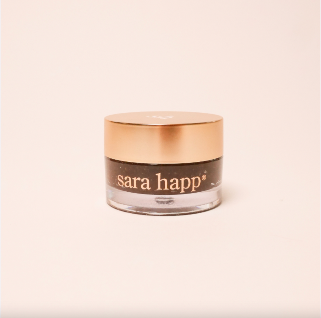 Sara Happ the lip scrub: brown sugar